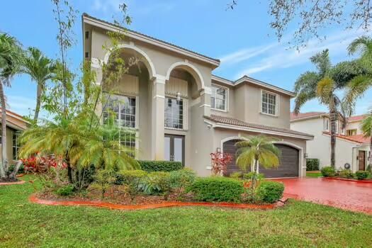 Attached, Backyard, Exterior, Facade, Mediterranean