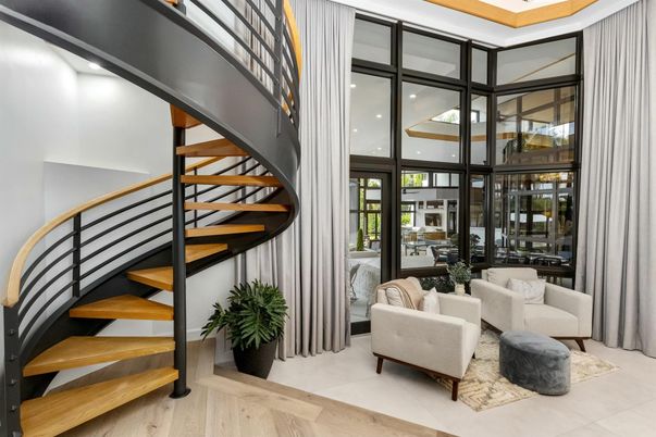 Interior, Living room, Recessed Lighting