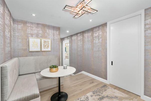 Interior, Recessed Lighting, Wood Texture Flooring