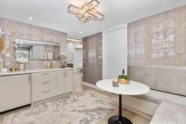 Interior, Recessed Lighting, Wood Texture Flooring