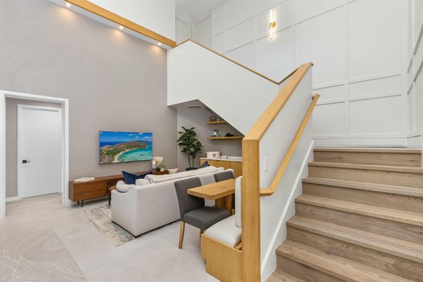 Interior, Living room, Recessed Lighting