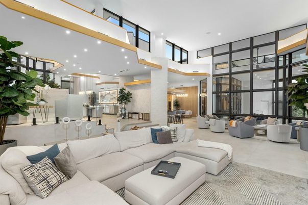 Dining room, Interior, Kitchen, Living room, Pendant Lights, Recessed Lighting