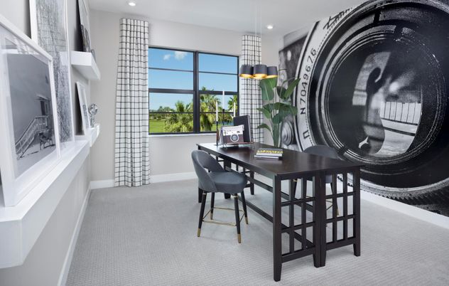 Home Office, Interior, Pendant Lights, Recessed Lighting