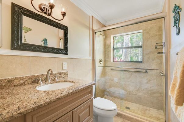 Bathroom, Glass Shower, Interior