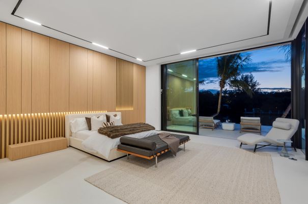 Bedroom, Interior, Recessed Lighting