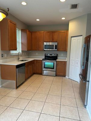 Interior, Kitchen, Recessed Lighting, Stainless Steel Appliances