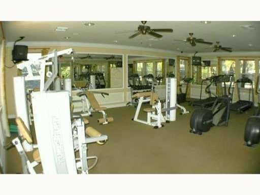 Fitness Equipment, Gym, Interior, Recessed Lighting