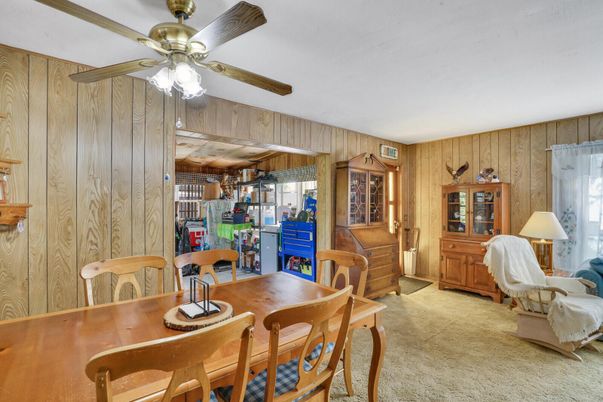 Dining room, Interior, Wooden Walls