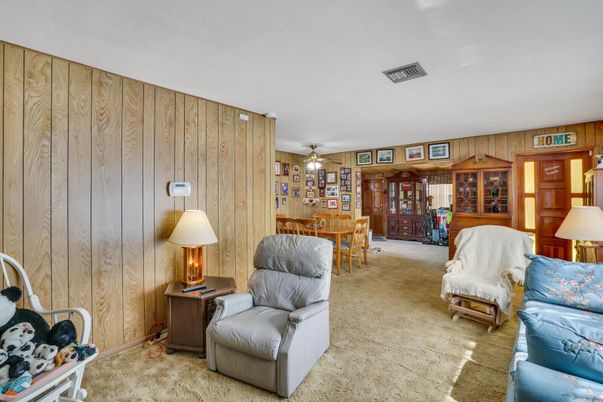 Dining room, Interior, Wooden Walls