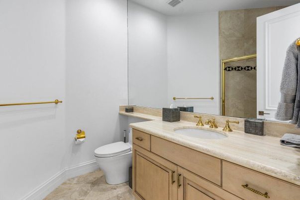 Bathroom, Glass Shower, Interior