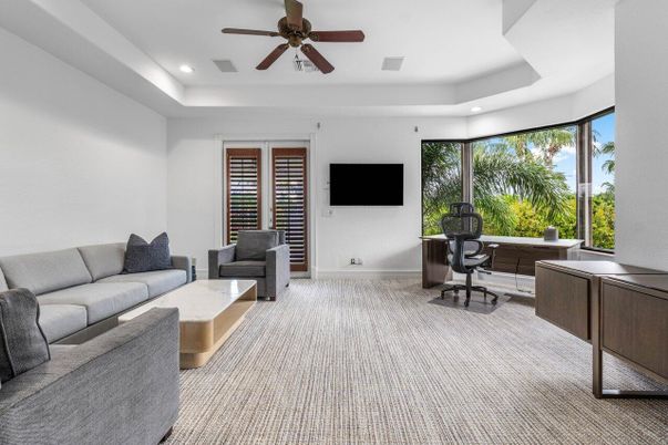 Home Office, Interior, Living room, Recessed Lighting