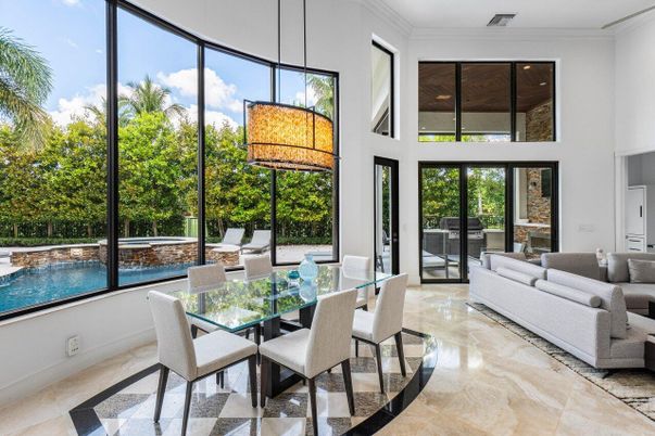Dining room, Interior, Pendant Lights
