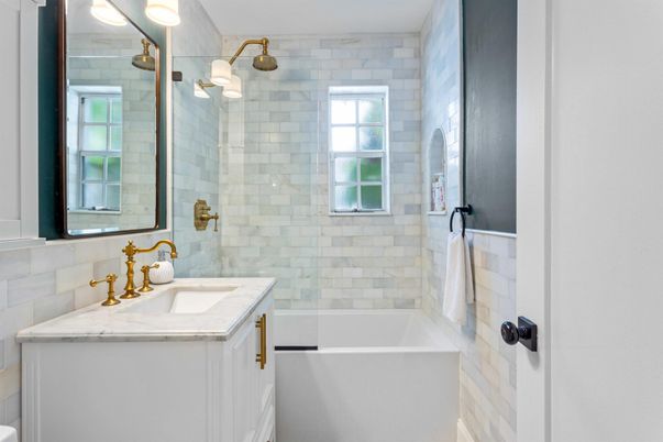 Bathroom, Glass Shower, Interior