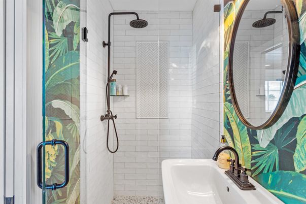 Bathroom, Glass Shower, Interior