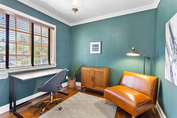 Home Office, Interior, Wood Texture Flooring