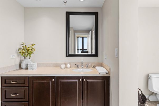 Bathroom, Interior, Recessed Lighting