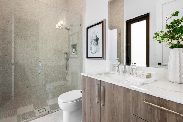 Bathroom, Glass Shower, Interior