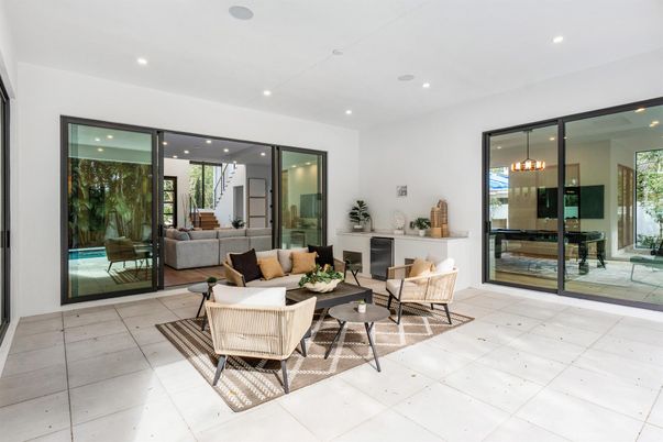 Interior, Living room, Recessed Lighting