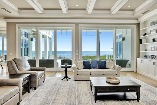 Interior, Living room, Recessed Lighting, Water, Wood Texture Flooring