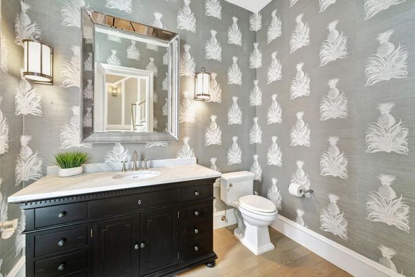 Bathroom, Interior, Wood Texture Flooring