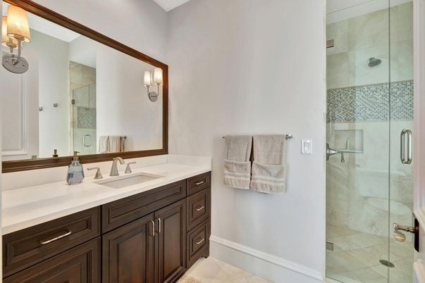 Bathroom, Glass Shower, Interior