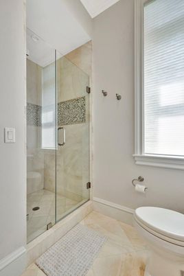 Bathroom, Glass Shower, Interior