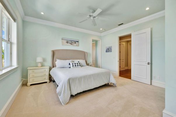 Bedroom, Interior, Recessed Lighting