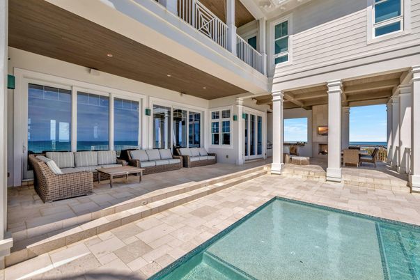 Exterior, Fireplace, Pool, Water