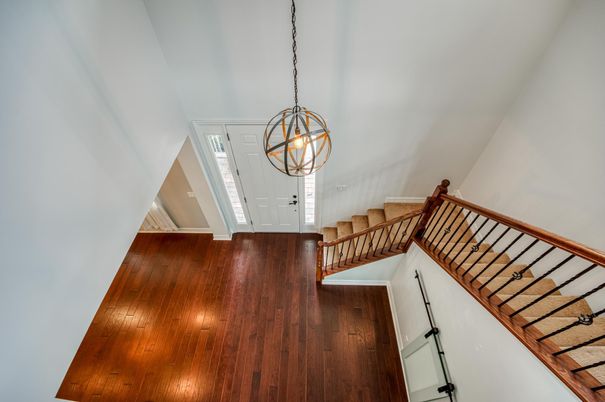 Interior, Pendant Lights, Wood Texture Flooring