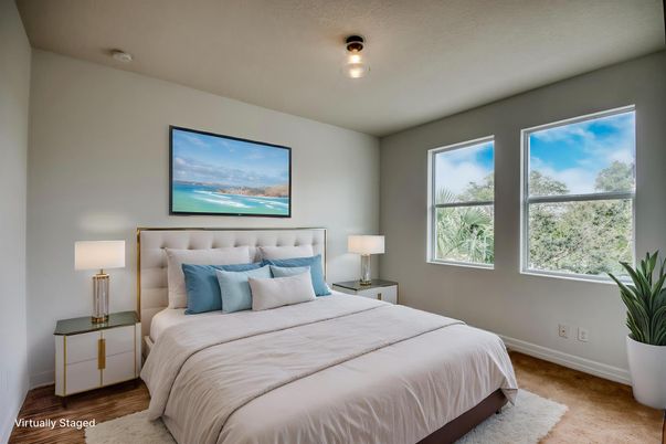 Bedroom, Interior, Wood Texture Flooring