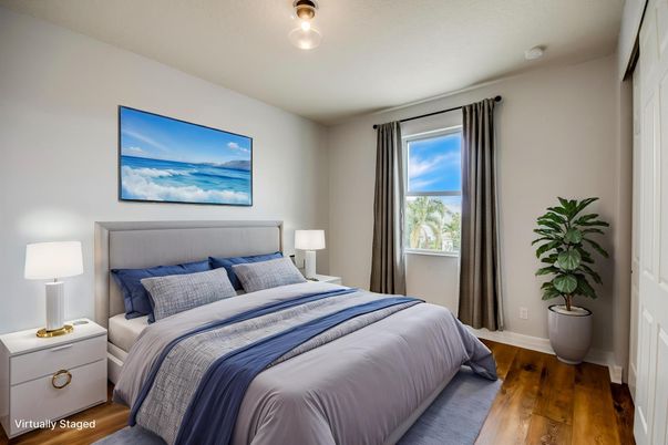 Bedroom, Interior, Wood Texture Flooring
