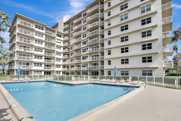 Exterior, Facade, Pool, Condo Building
