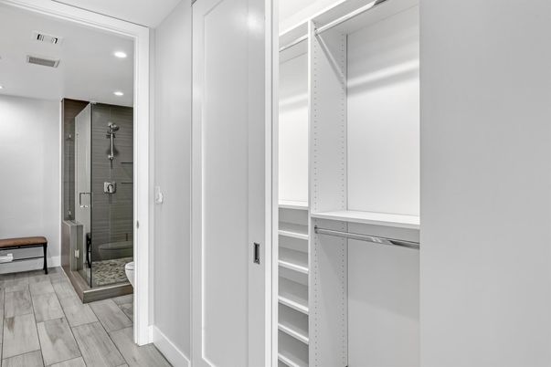 Interior, Recessed Lighting, Walk-in Closets, Wood Texture Flooring