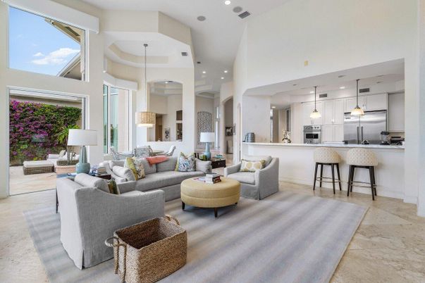 Interior, Kitchen, Living room, Pendant Lights, Recessed Lighting, Stainless Steel Appliances