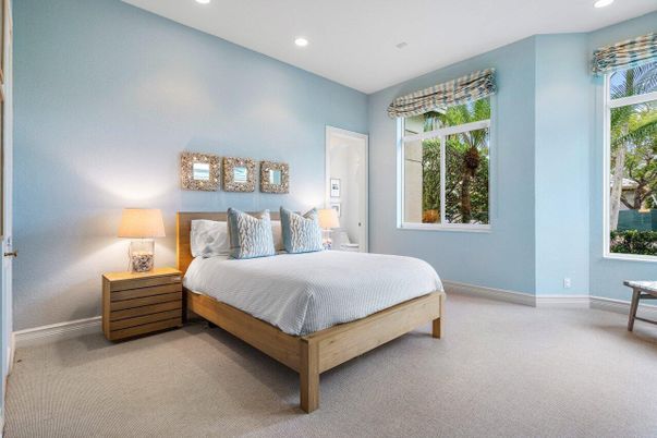 Bedroom, Interior, Recessed Lighting