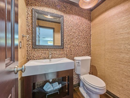 Bathroom, Interior, Wood Texture Flooring