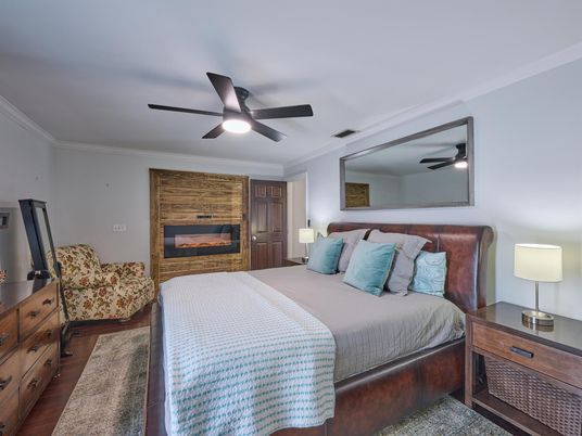 Bedroom, Interior, Wood Texture Flooring