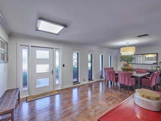Dining room, Interior, Wood Texture Flooring