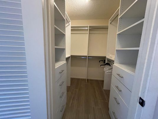 Interior, Walk-in Closets, Wood Texture Flooring