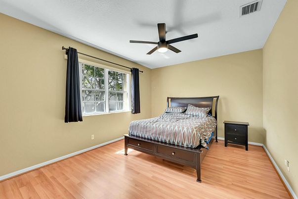 Bedroom, Interior, Wood Texture Flooring