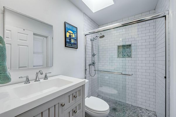 Bathroom, Glass Shower, Interior