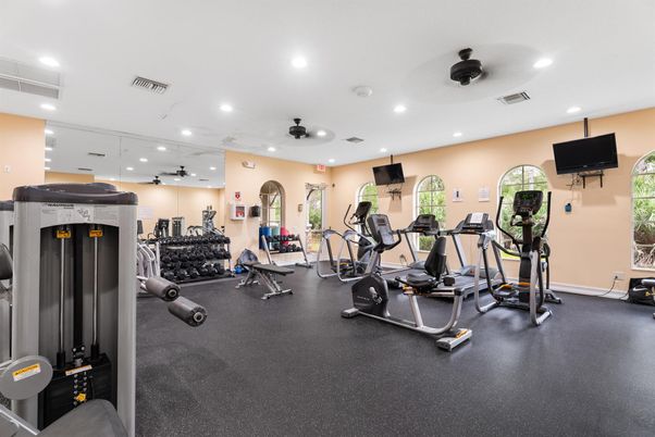 Fitness Equipment, Gym, Interior, Recessed Lighting