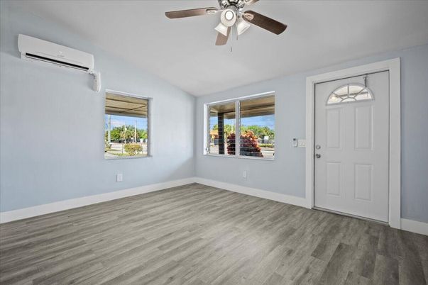 Empty room, Interior, Wood Texture Flooring