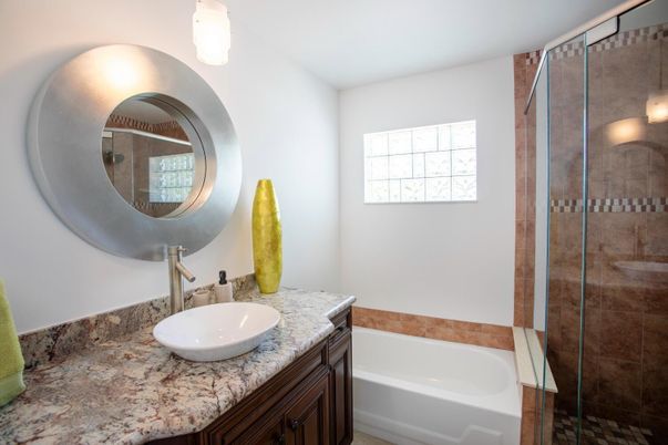 Bathroom, Glass Shower, Interior