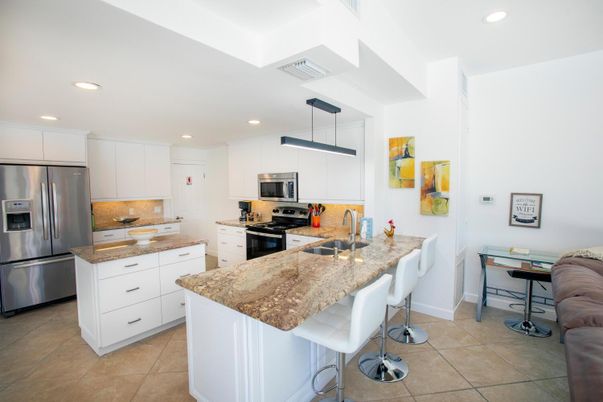 Interior, Kitchen, Recessed Lighting, Stainless Steel Appliances