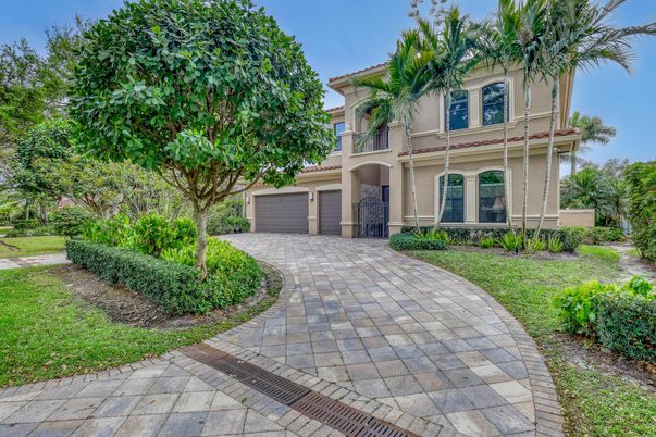 Attached, Backyard, Exterior, Facade, Mediterranean