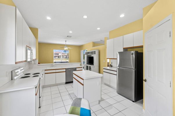 Interior, Kitchen, Recessed Lighting, Stainless Steel Appliances