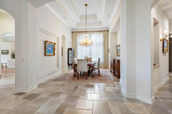 Chandelier, Dining room, Interior