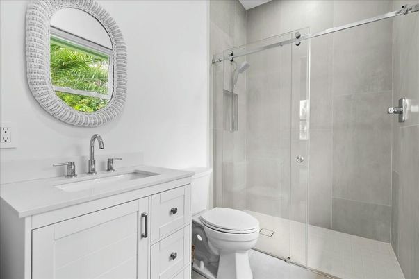 Bathroom, Glass Shower, Interior