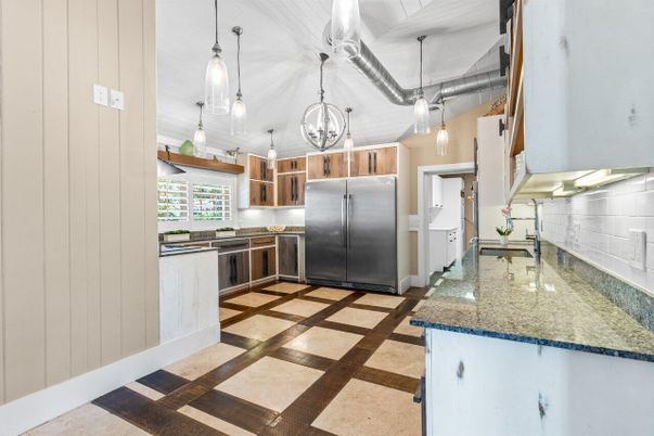 Interior, Kitchen, Pendant Lights, Stainless Steel Appliances